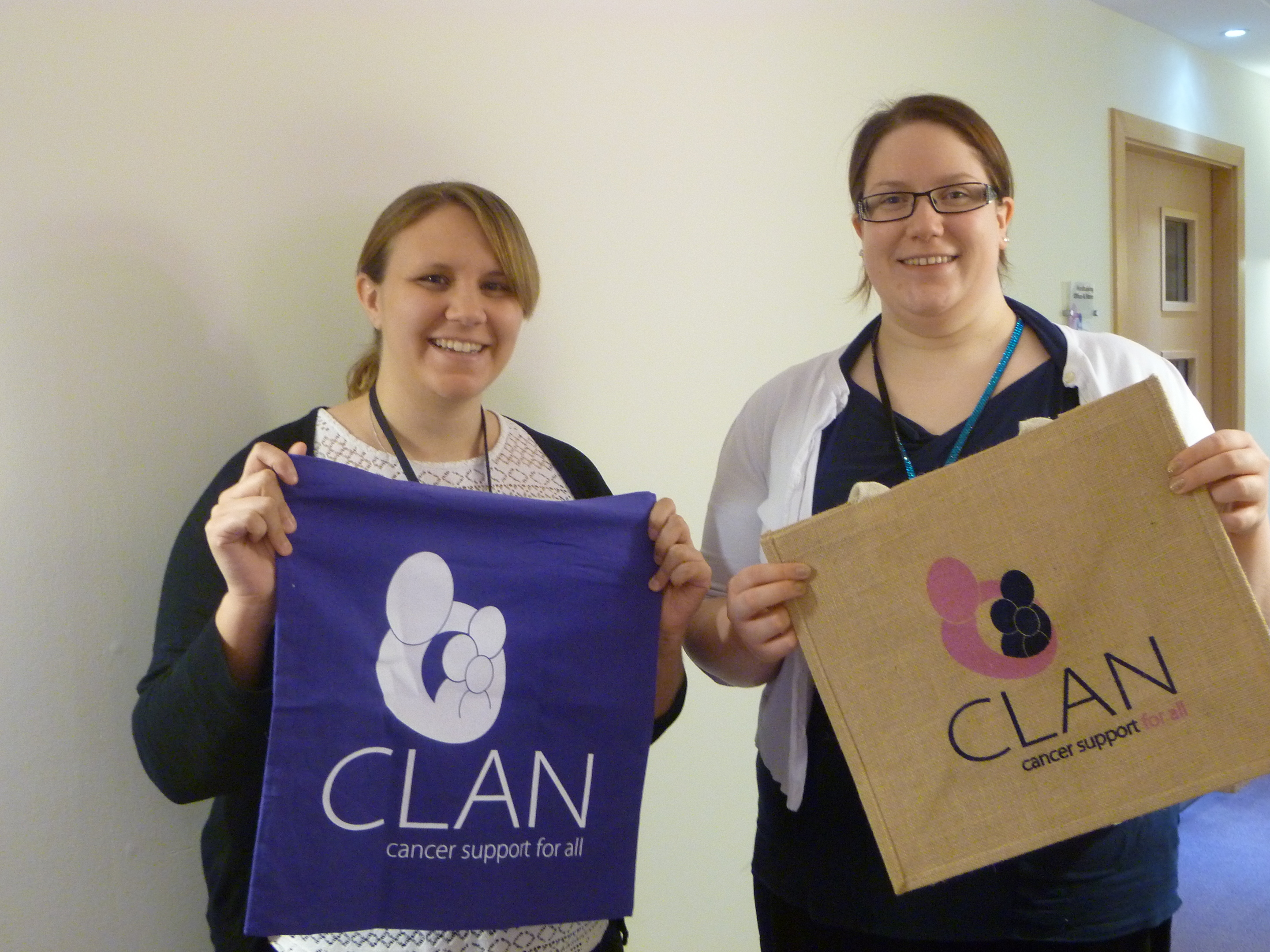 Members of the CLAN team Steph Dowling(left) and Zoe Barbour(right)