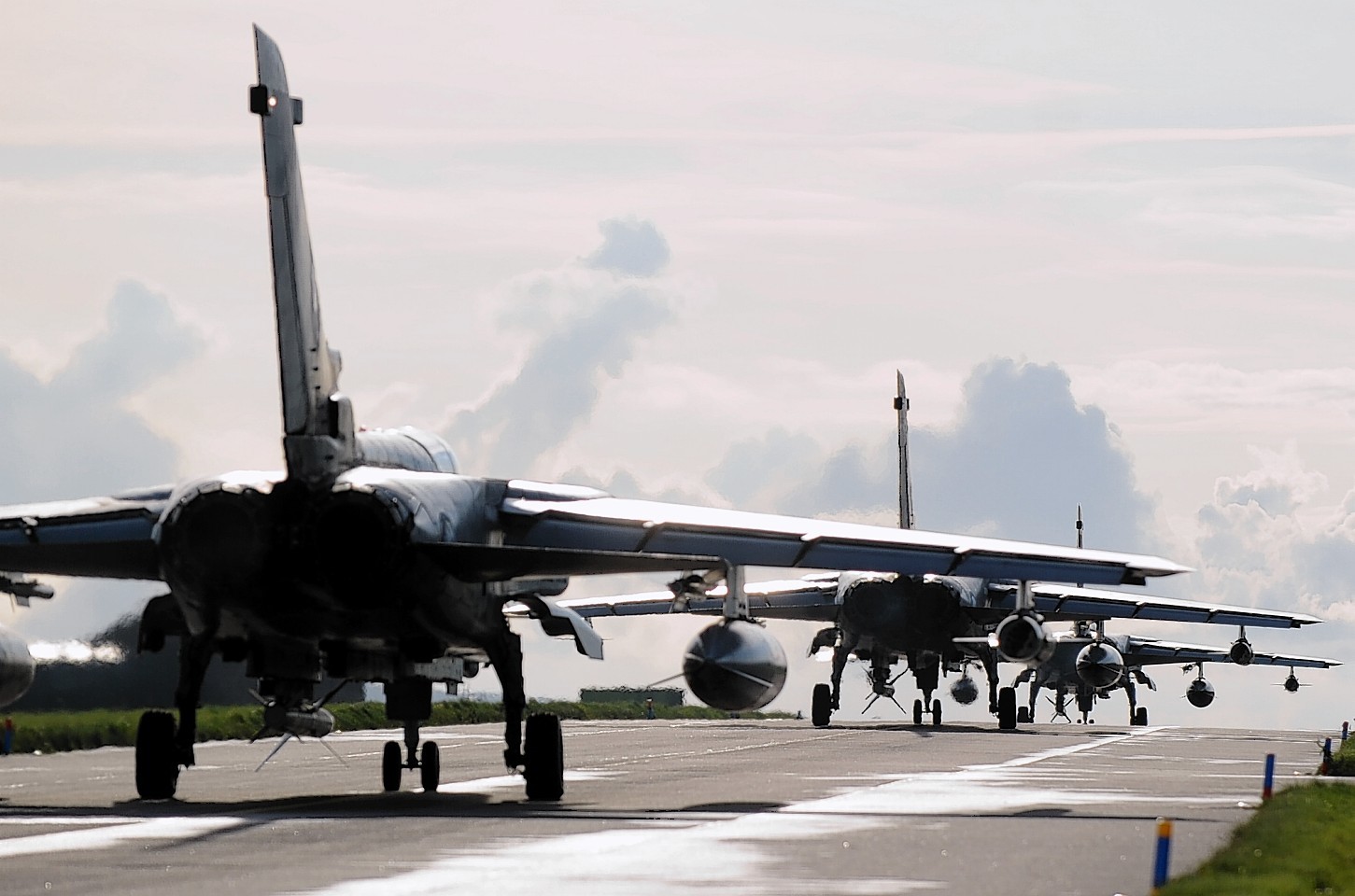 Tornadoes taking part in Exercise Joint Warrior at RAF Lossiemouth