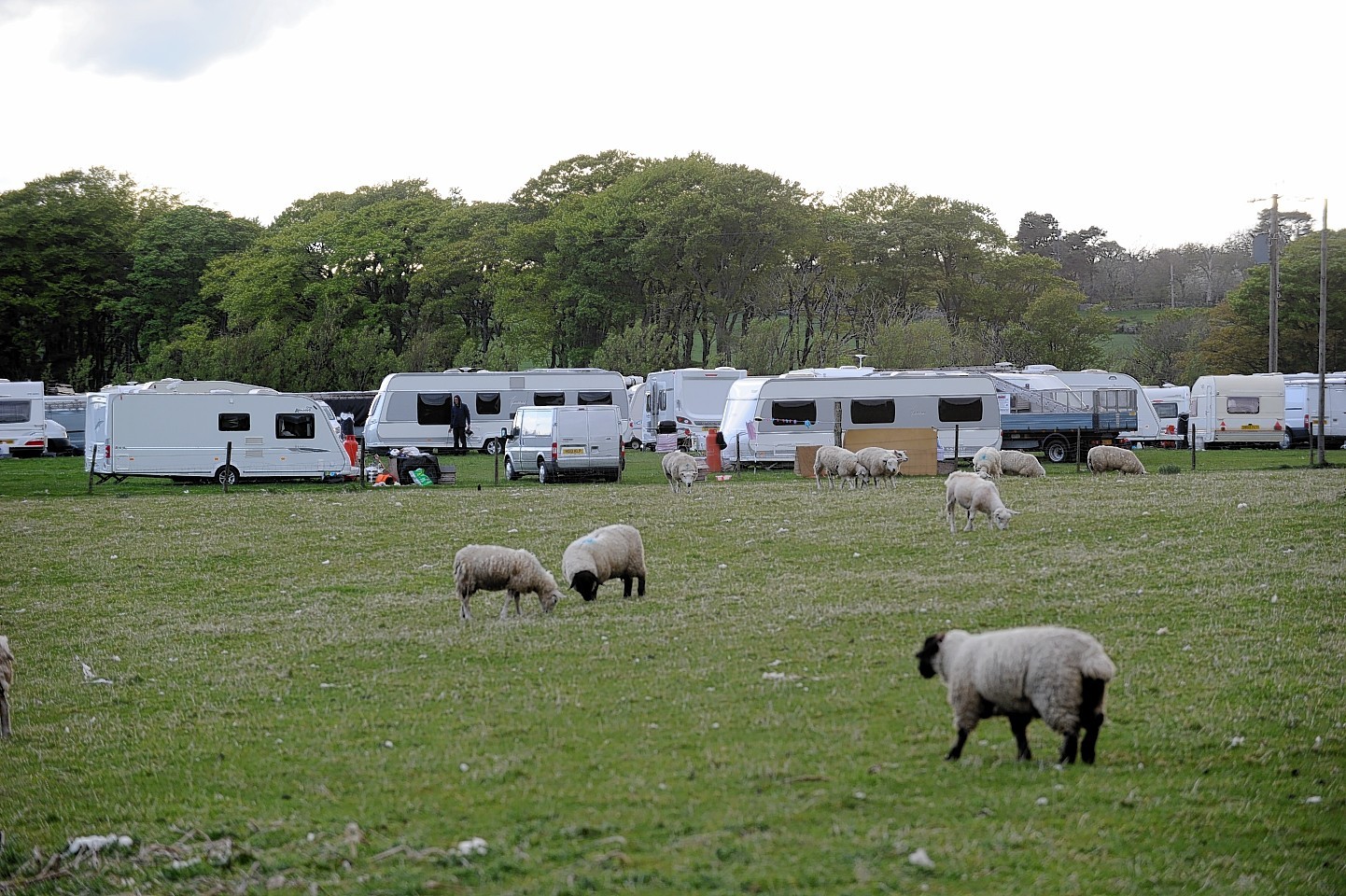 A north-east travellers camp