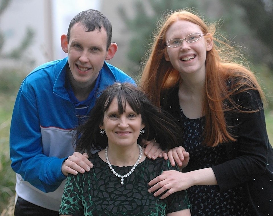 Vicki O'Farrell and her two children
