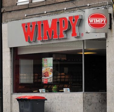 The Wimpy in Peterhead.