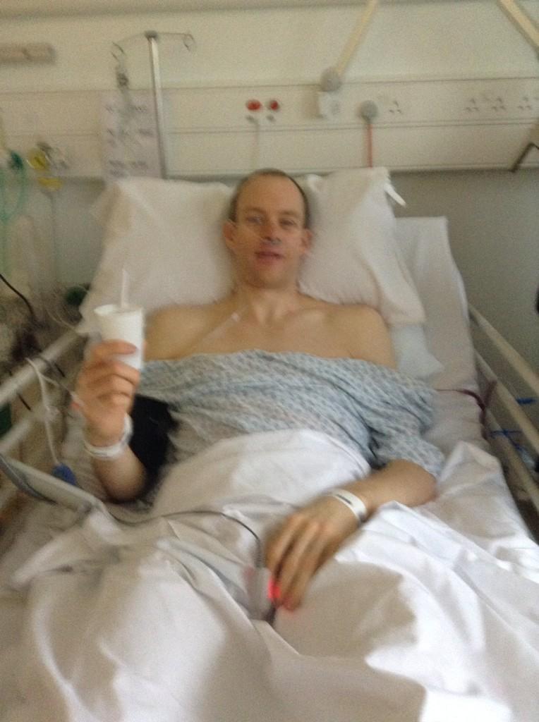 David Smith after his operation