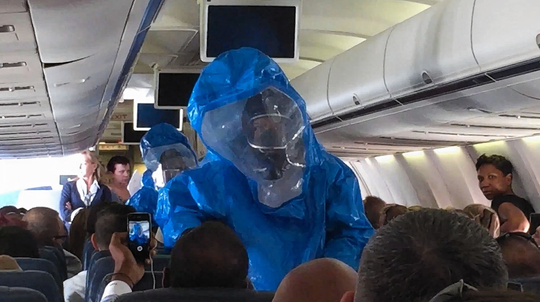 Ebola scare on a US Airways flight