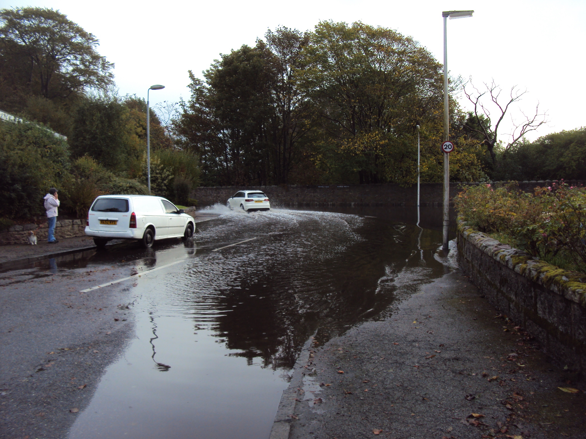 Residents claimed drainage problems made the flooding worse