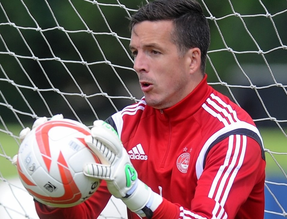 Jamie Langfield returned to the Dons team