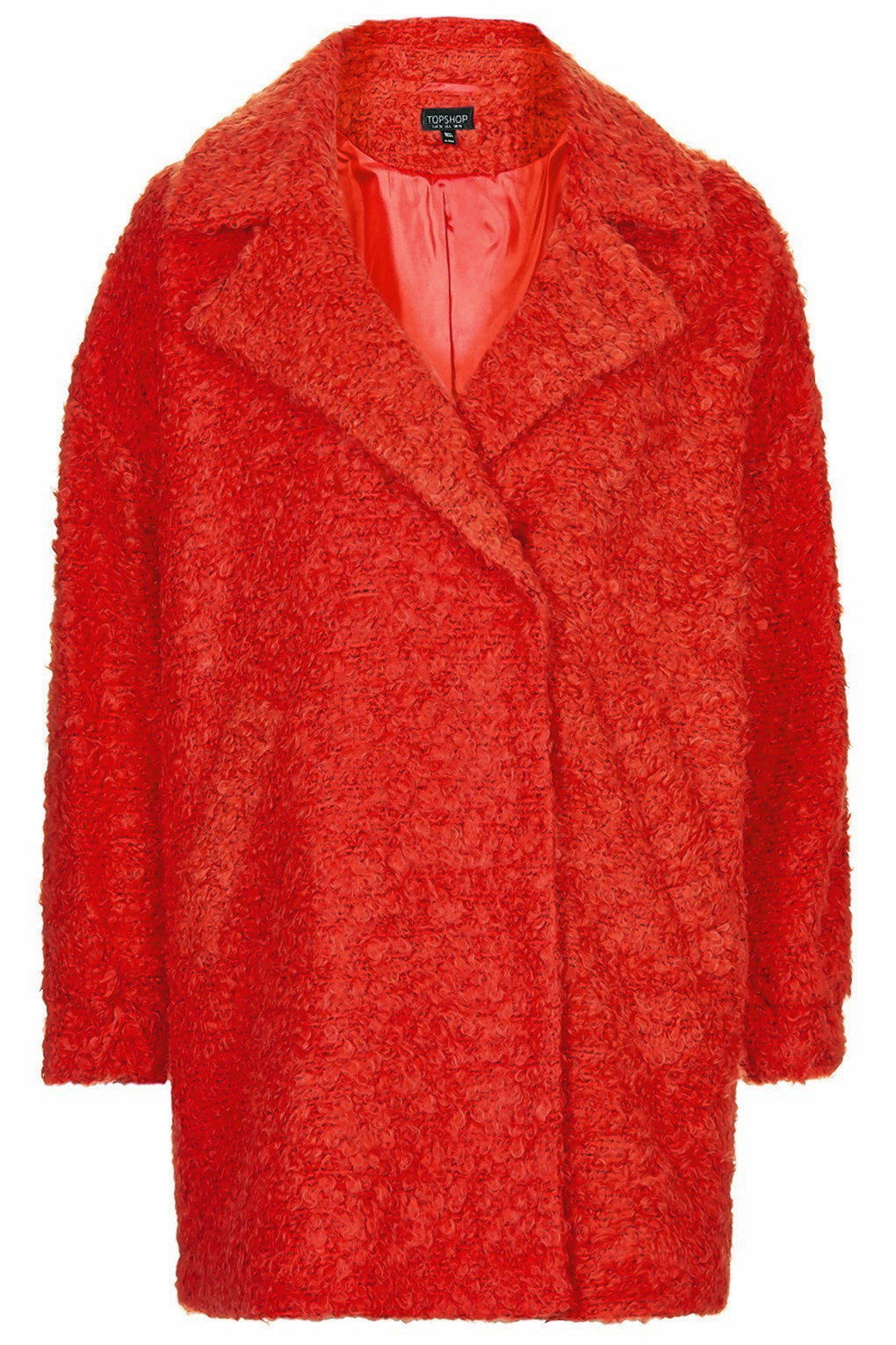 Topshop slouchy wool boyfriend coat, £89