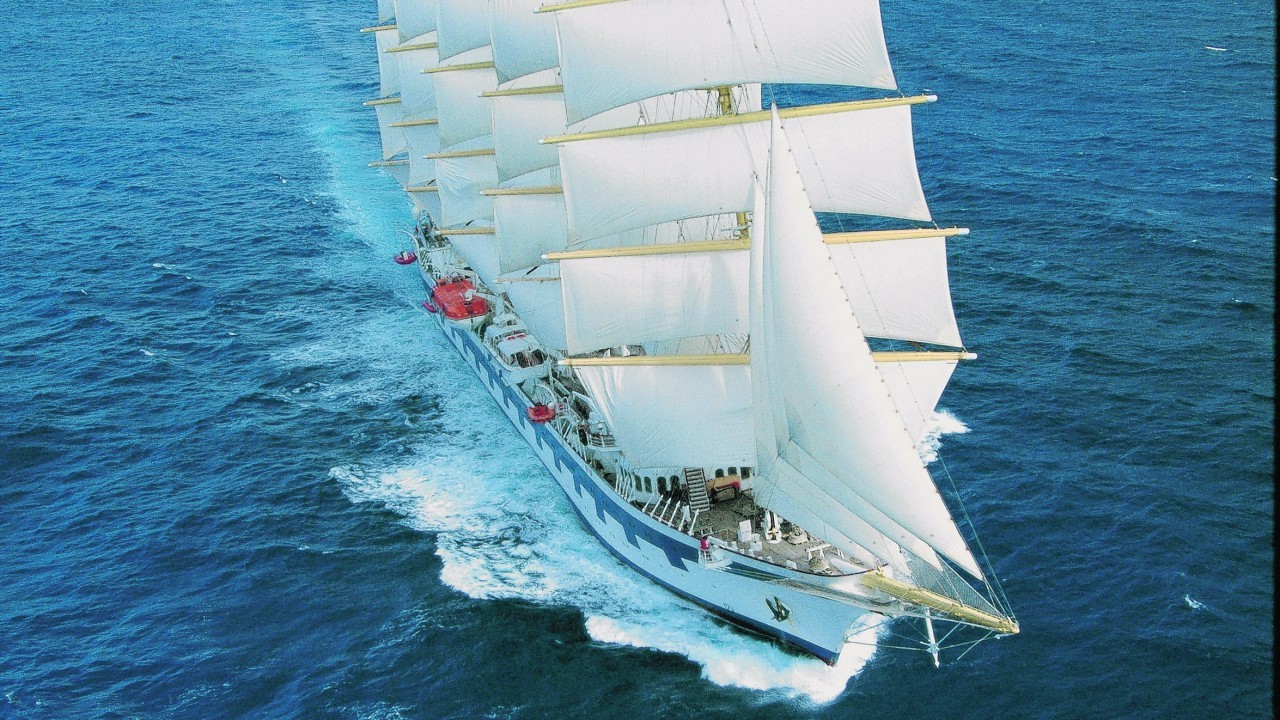 Royal Clipper at sea
