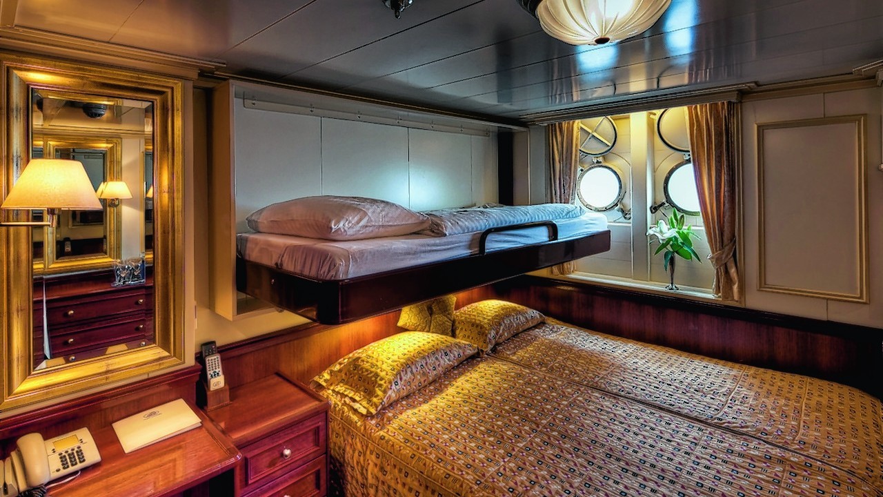 A room on the Royal Clipper