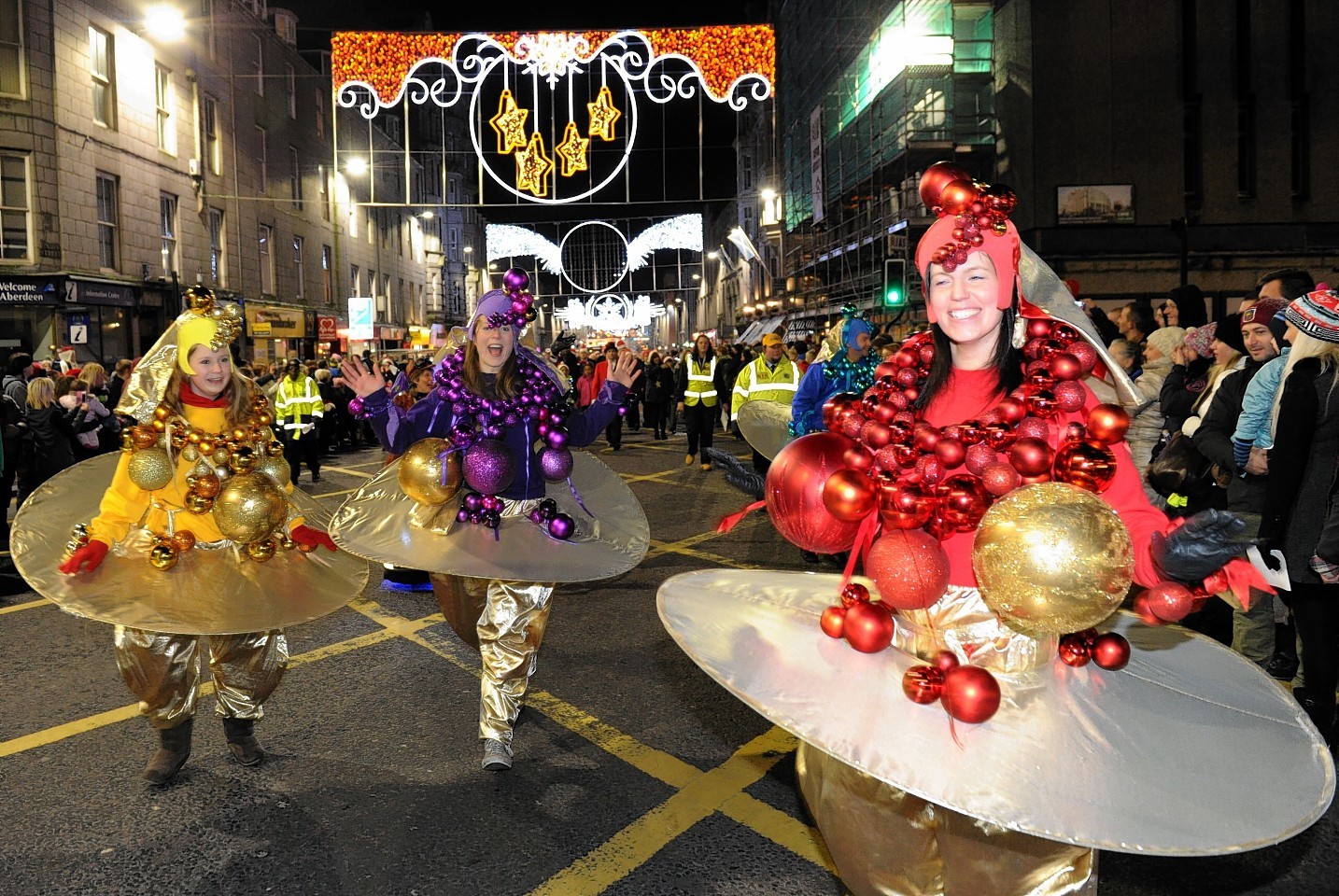 Aberdeen in the Christmas spirit. Photo: Kenny Elrick.