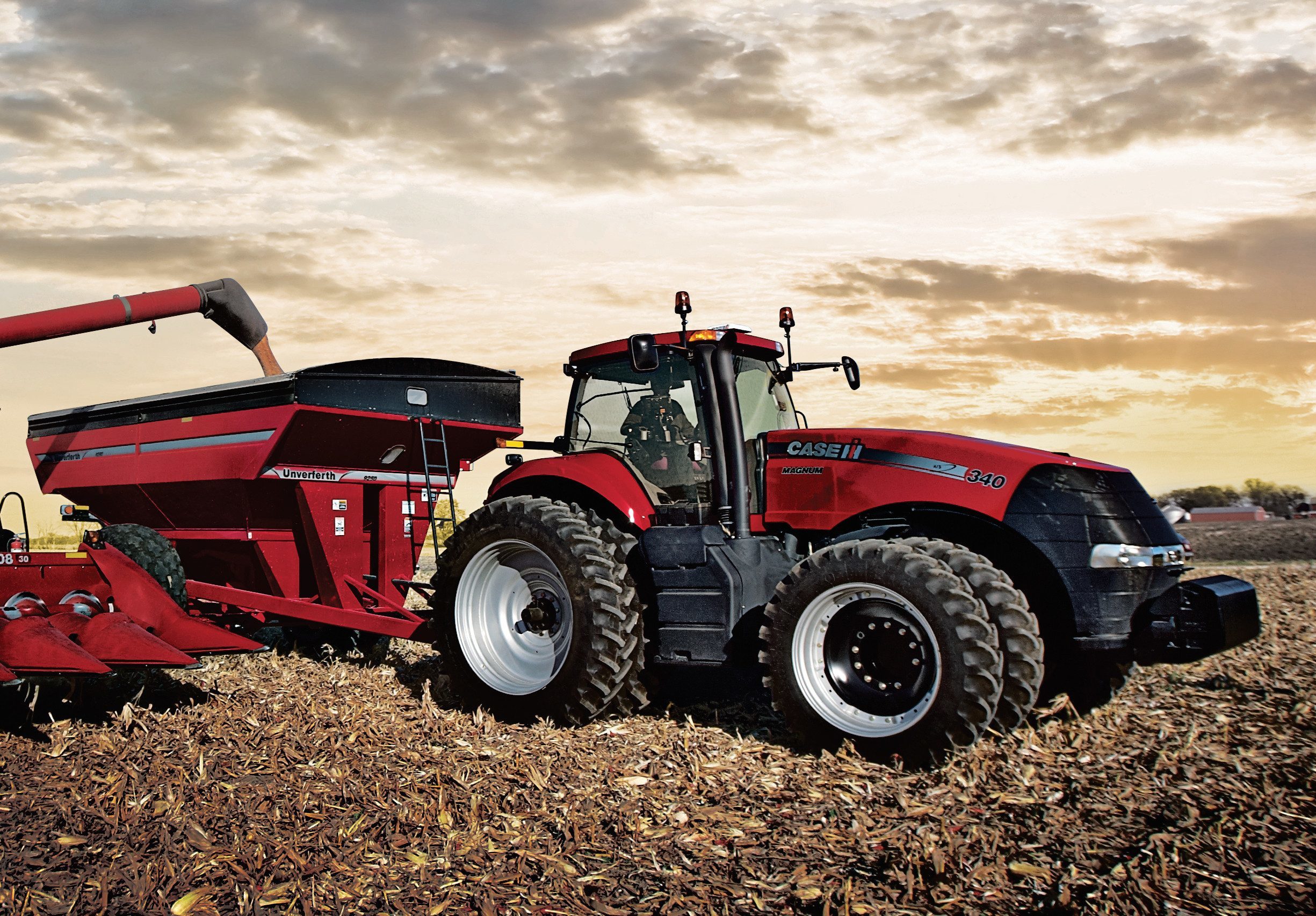 Case IH machinery in action