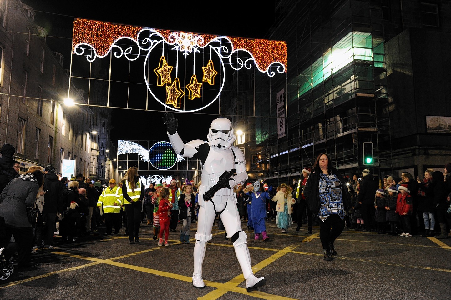 Darth Vadar made an appearance.  Photographs by Kenny Elrick