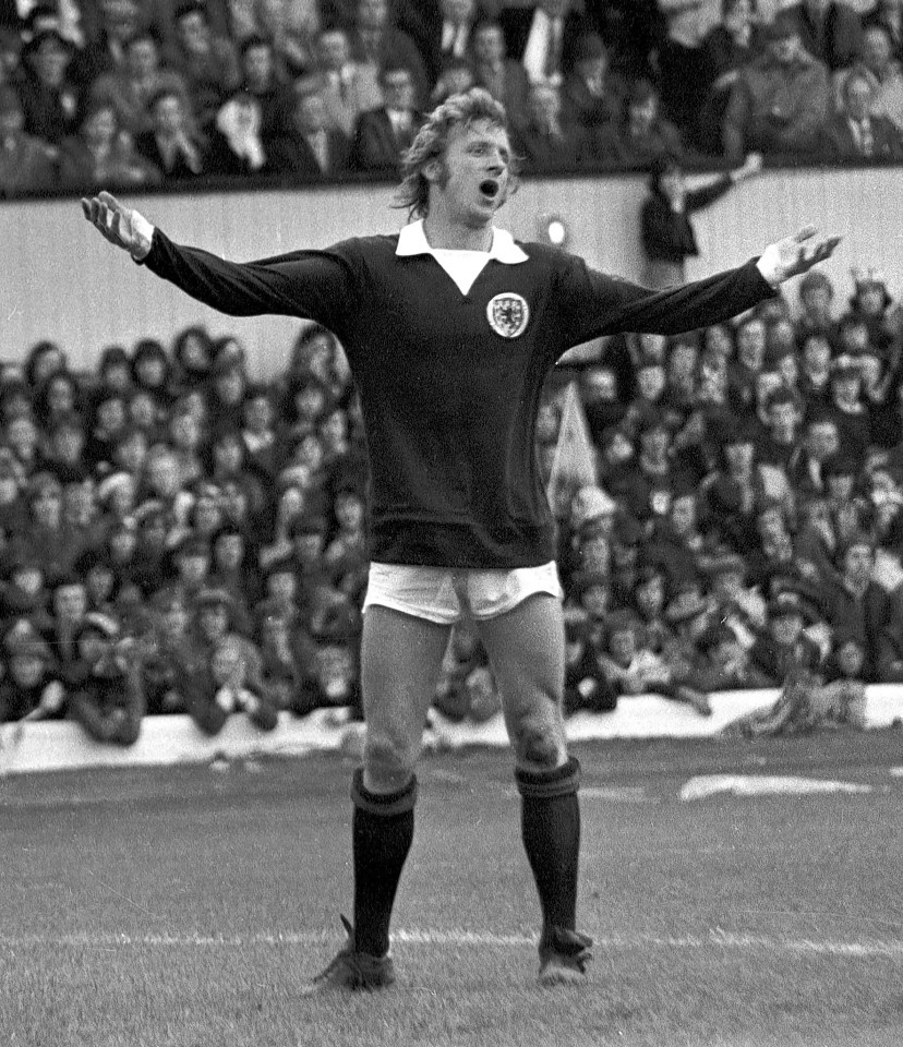 Law scored 30 goals for Scotland during his career