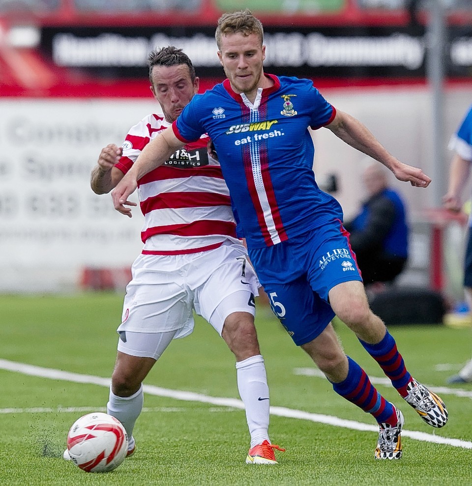 Former Caley Thistle man Dougie Imrie was Hamilton's match winner the last time Accies defeated Inverness. 