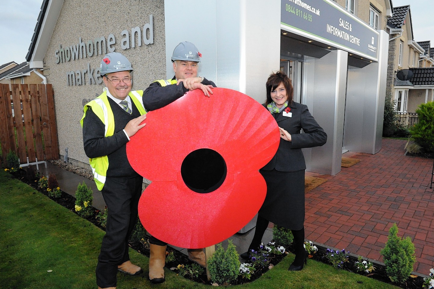 The Elgin poppy is unveiled