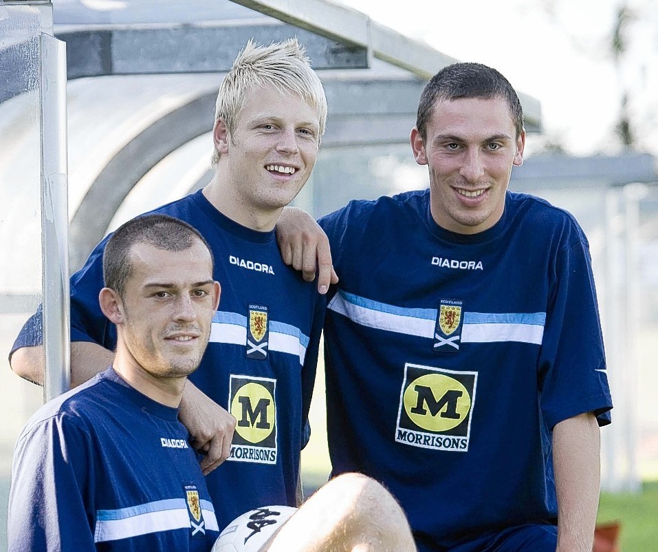 A young trio of Steven Fletcher, Steven Naismith and Scott Brown
