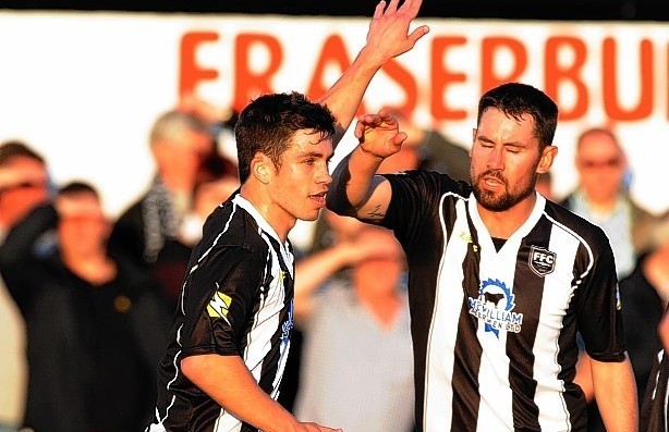 Fraserburgh duo Willie West and Marc Dickson were both on the scoresheet today.