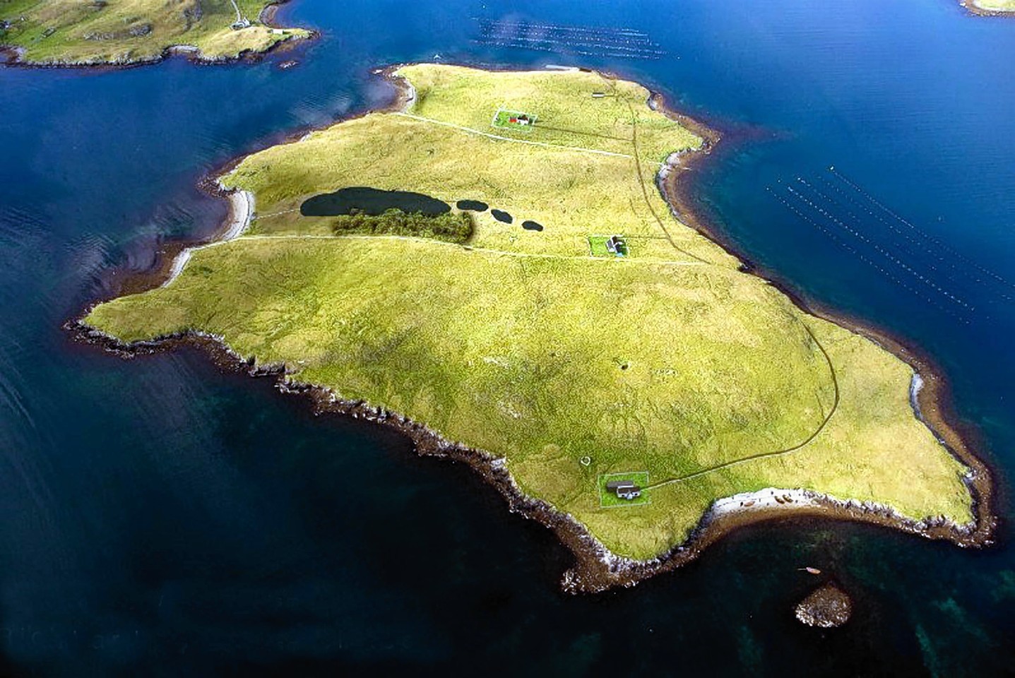 Island of Linga off Shetland