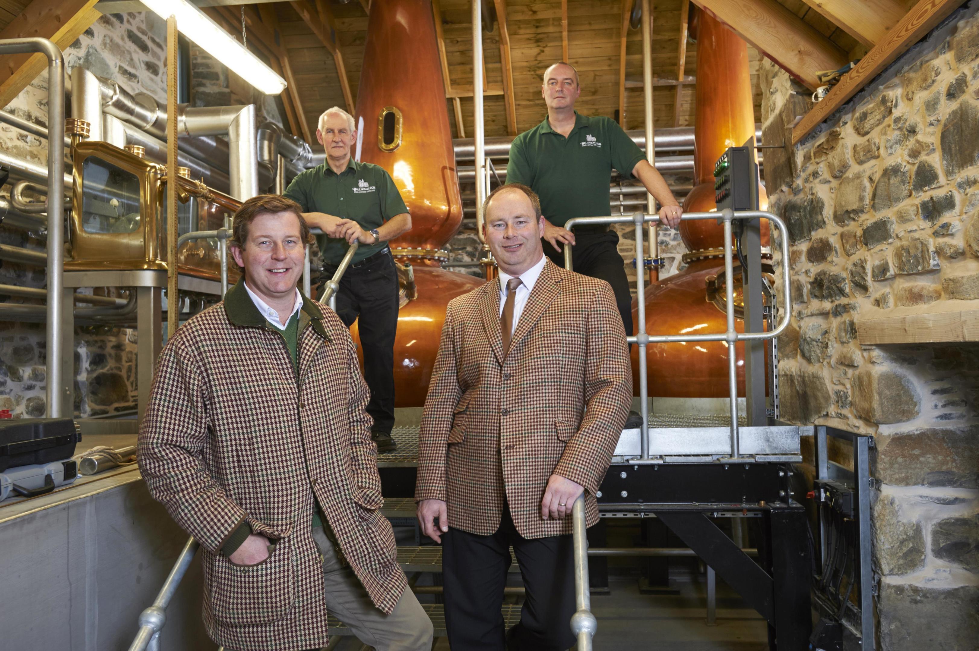 LtoR-Guy-Macpherson-Grant-Charlie-Smith-Master-Distiller-Brian-Robinson-and-Colin-Poppy-Distillery-Assistant.jpg