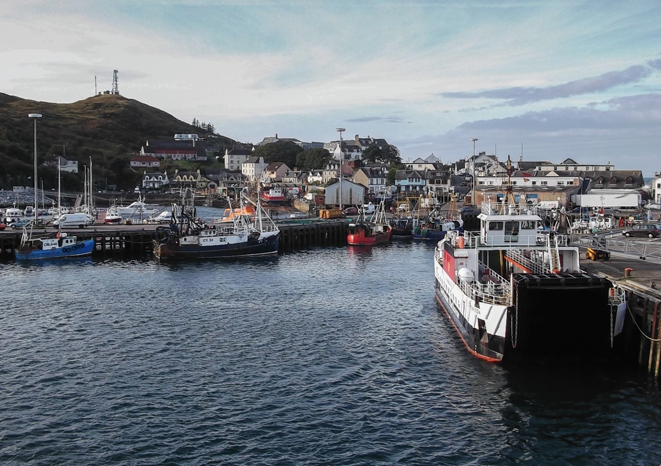 The body was transferred to Mallaig Harbour