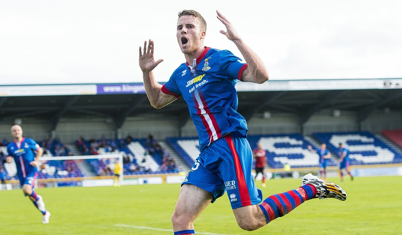 Marley Watkins during his time at Caley Thistle.