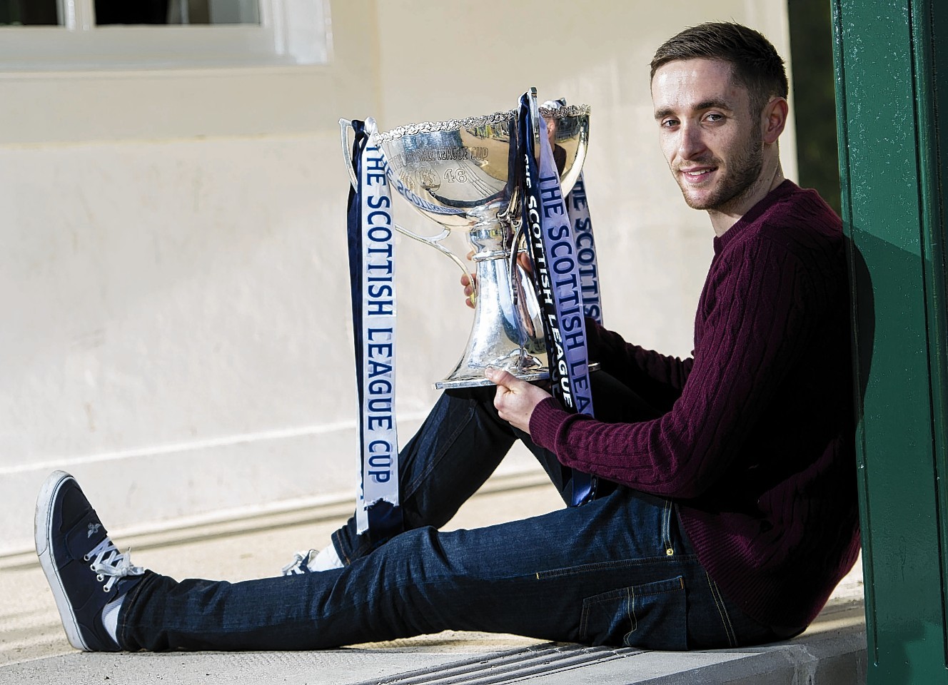 Nick Ross briefly got his hands on the League Cup last season, prior to the final