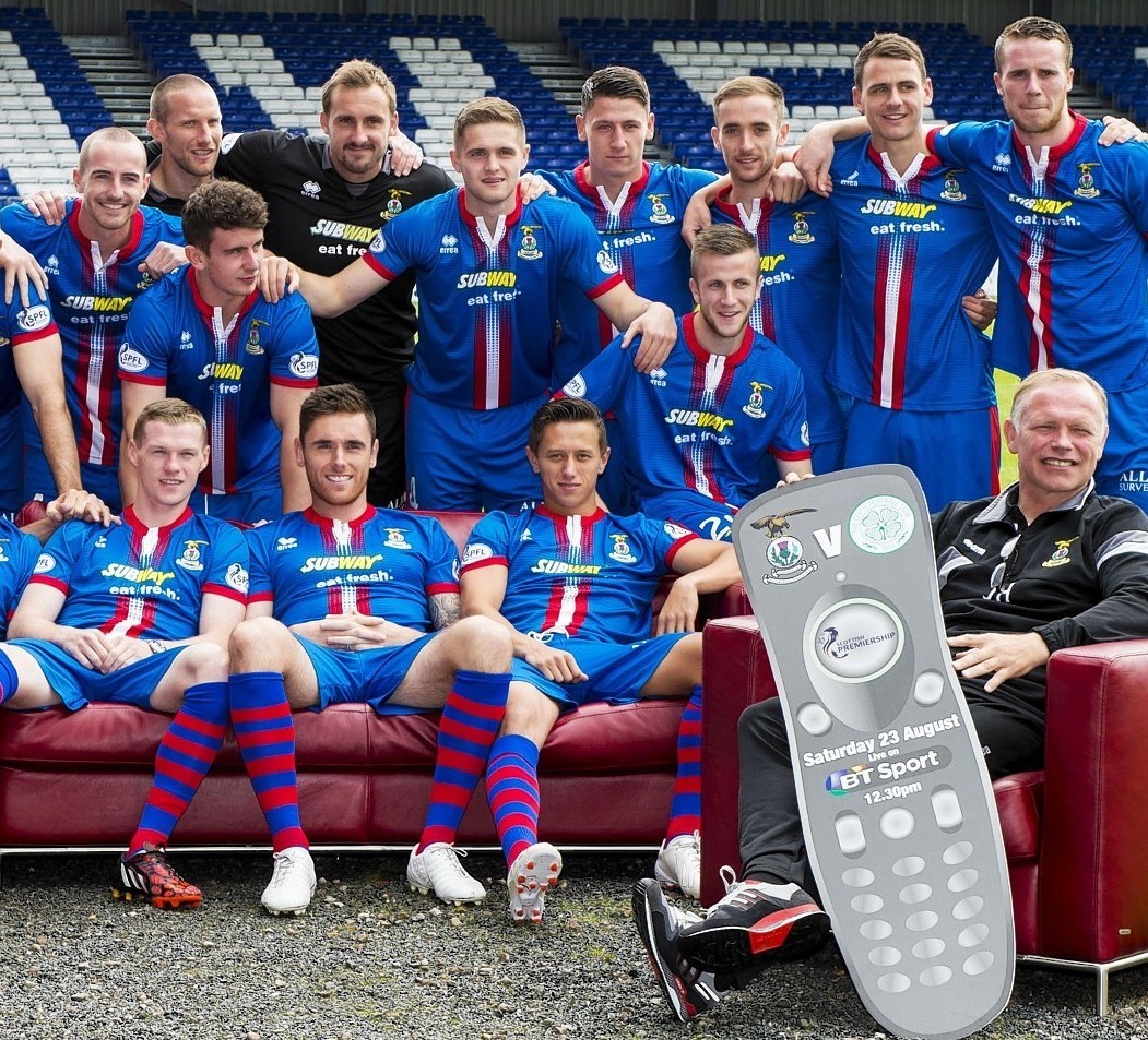 Caley Thistle are one big happy family