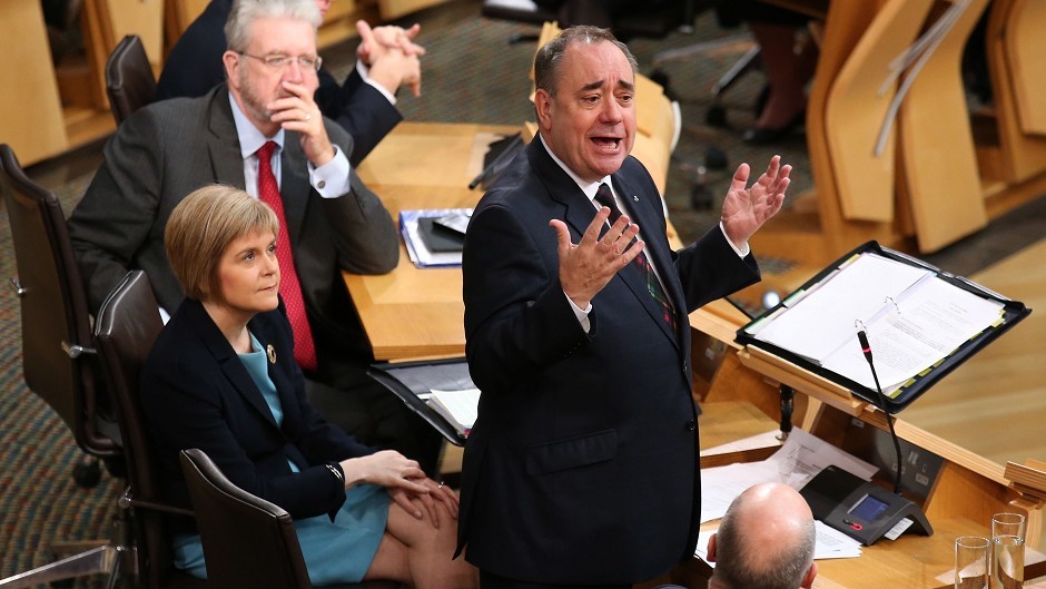 Alex Salmond has taken part in his final First Minister's Questions session at Holyrood