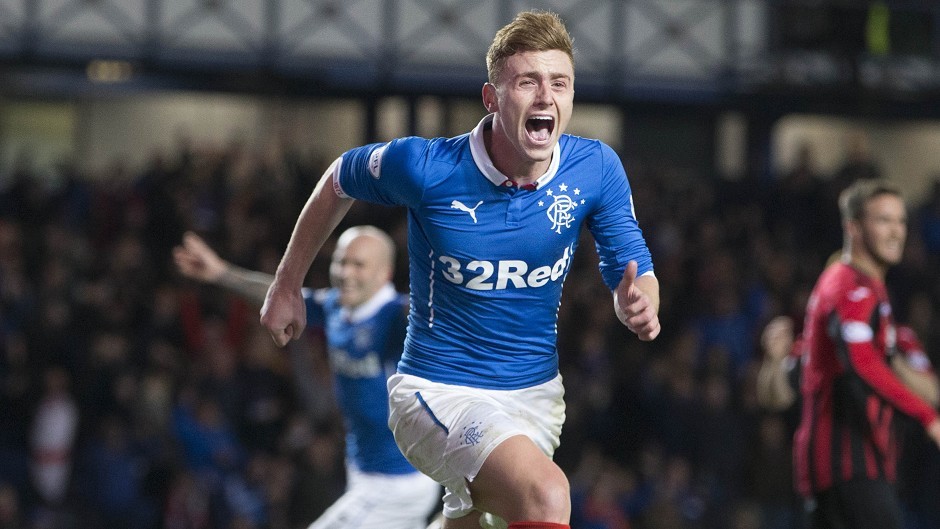 Rangers' Lewis Macleod has been handed a Scotland call-up by Gordon Strachan