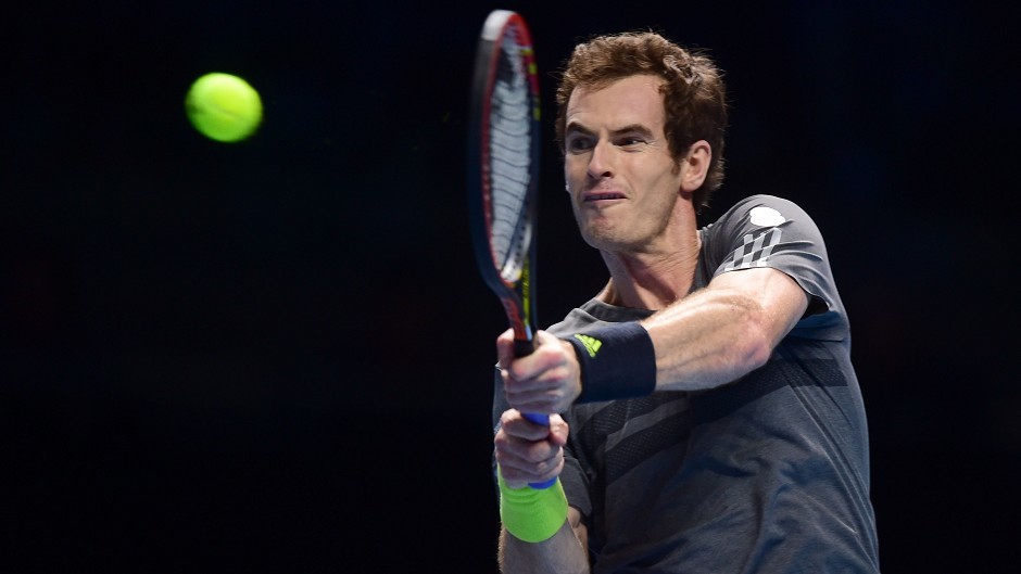 Andy Murray was a 6-3 7-5 winner against Milos Raonic