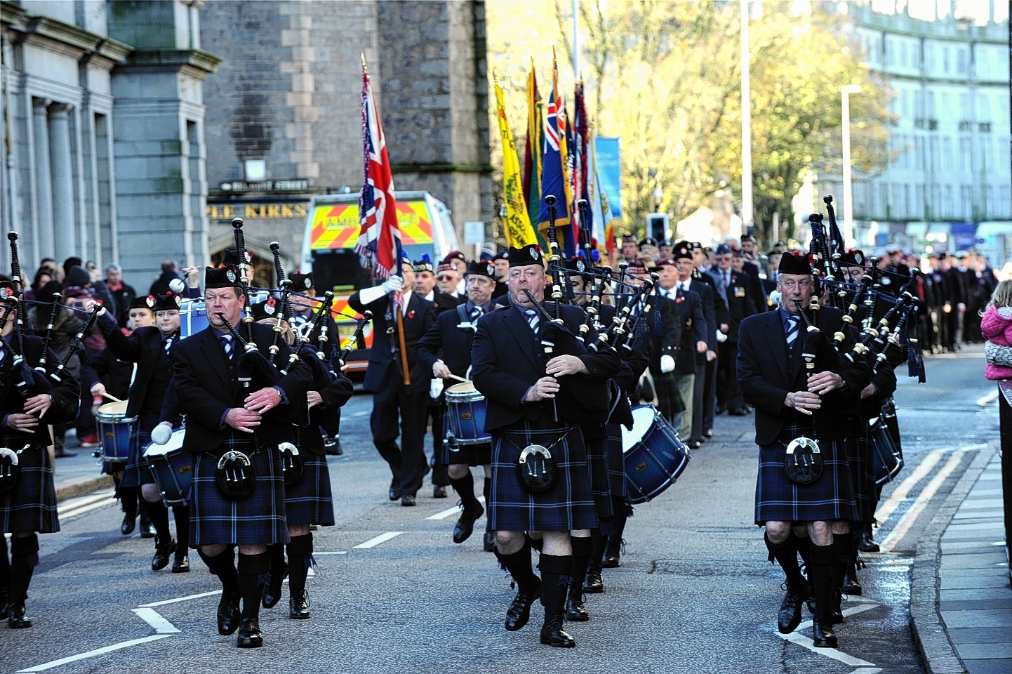 Remembrance Sunday in Aberdeen