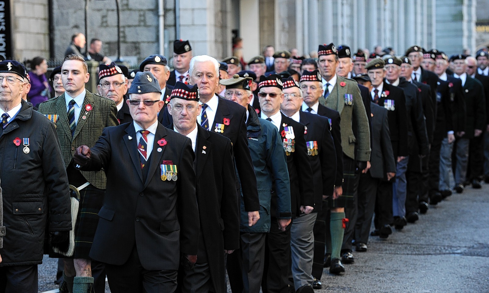 Remembrance Sunday in Aberdeen