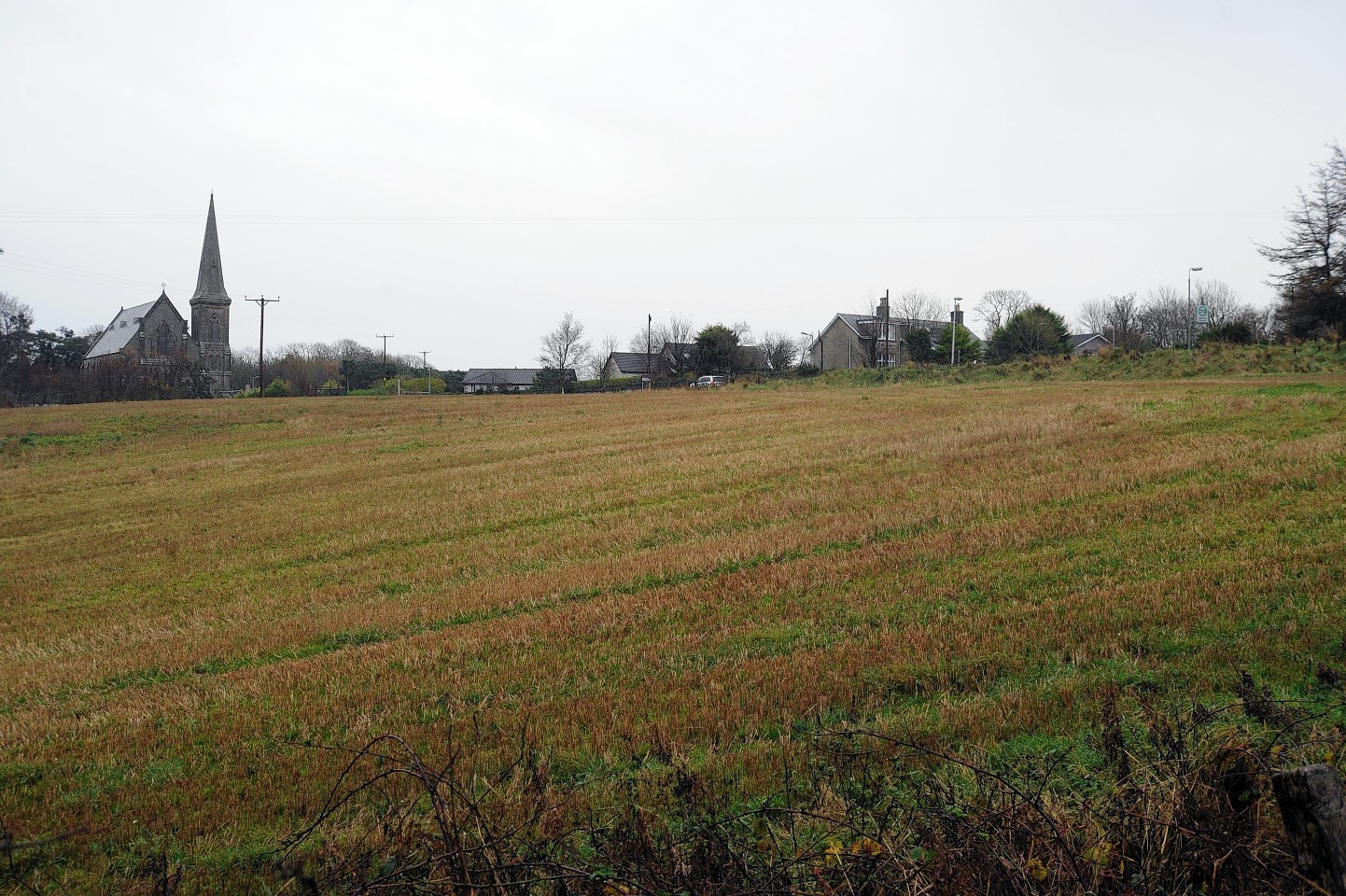 The land where the homes will be built.