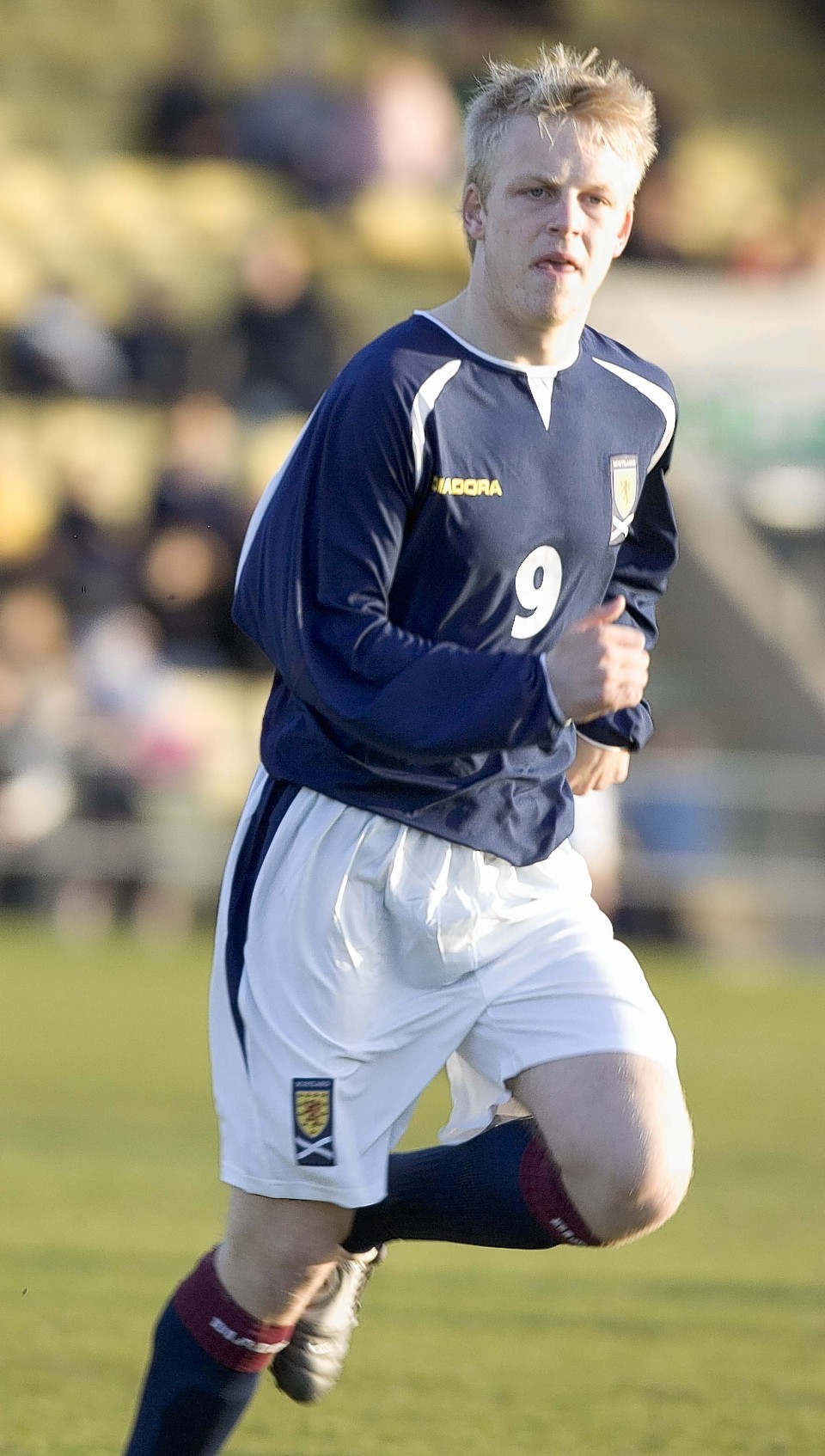 Steven Naismith: Naimsith found the net five times in his 15 appeartances for the under-21s but here he is before that, playing for the under-19s against Norway