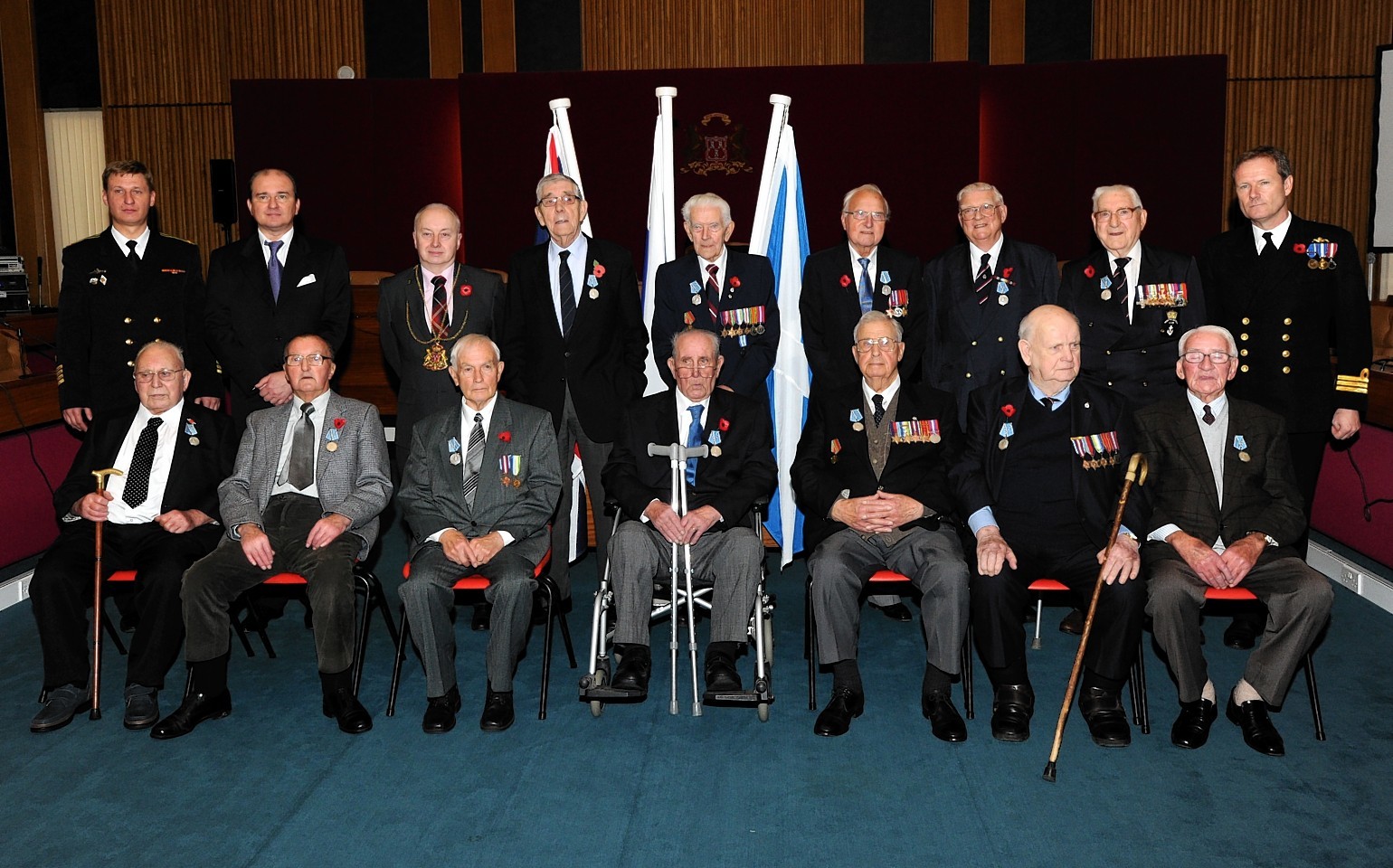 Ushakov Medal presentation at the Town House in Aberdeen
