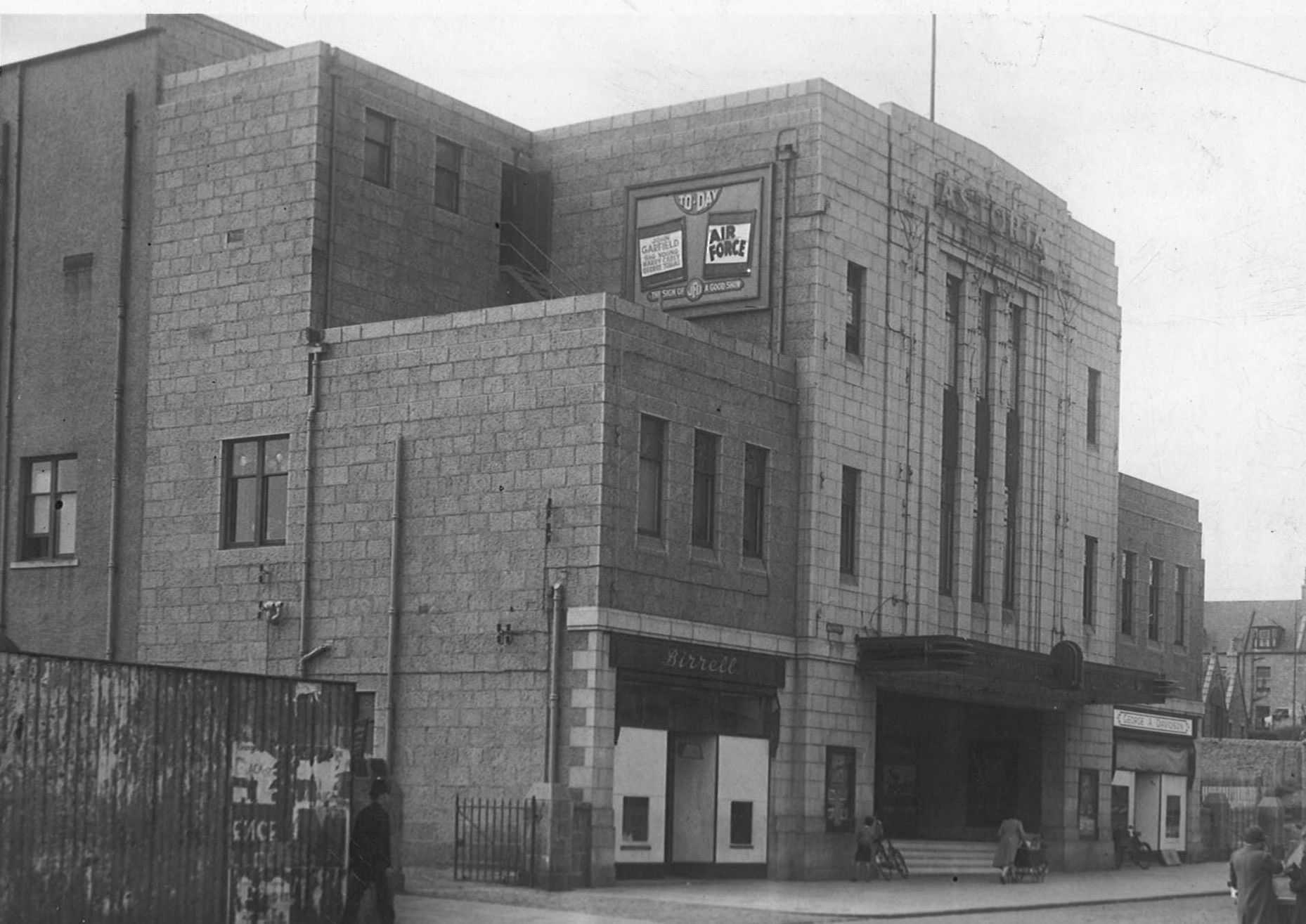 Exterior of the Astoria Cinema in Aberdeen.