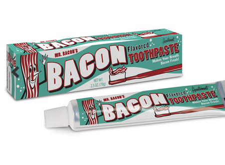 bacon toothpaaste