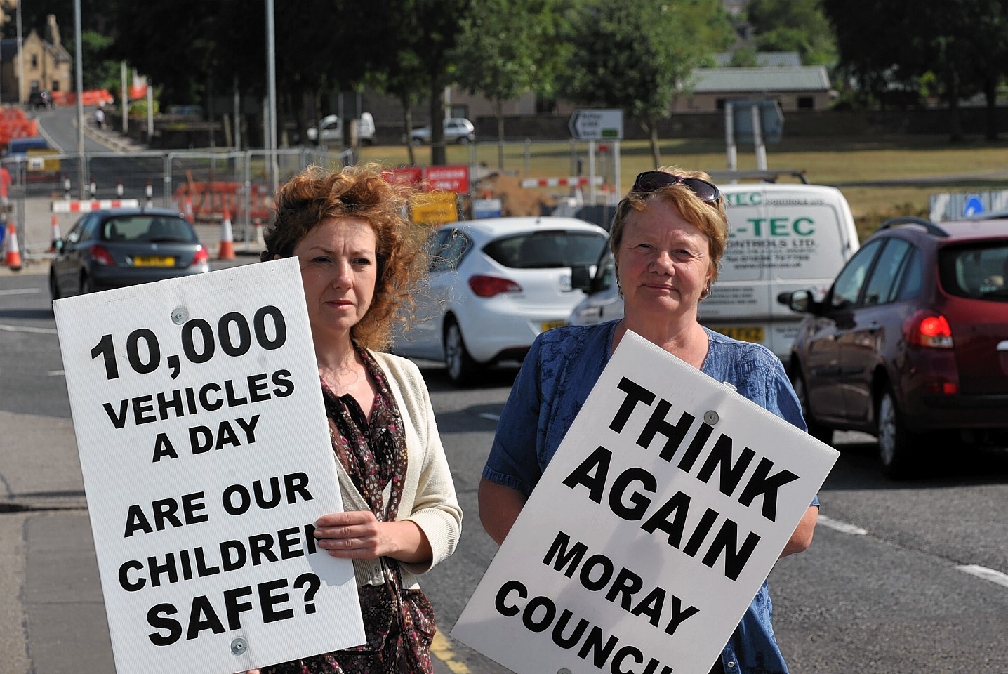 Mother Caroline Webster led the campaign against the Western Link Road.