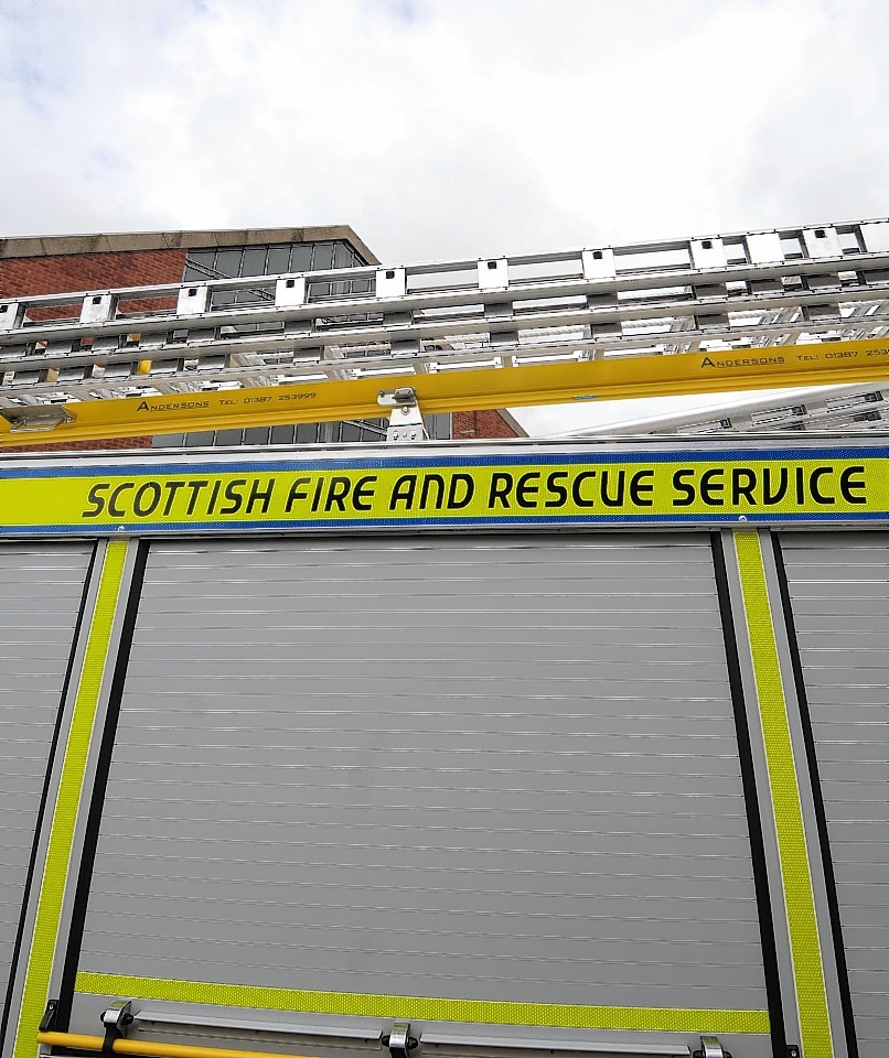 Scottish Fire and Rescue Service was in attendance