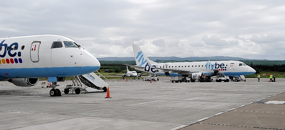 Flybe at Inverness Airport