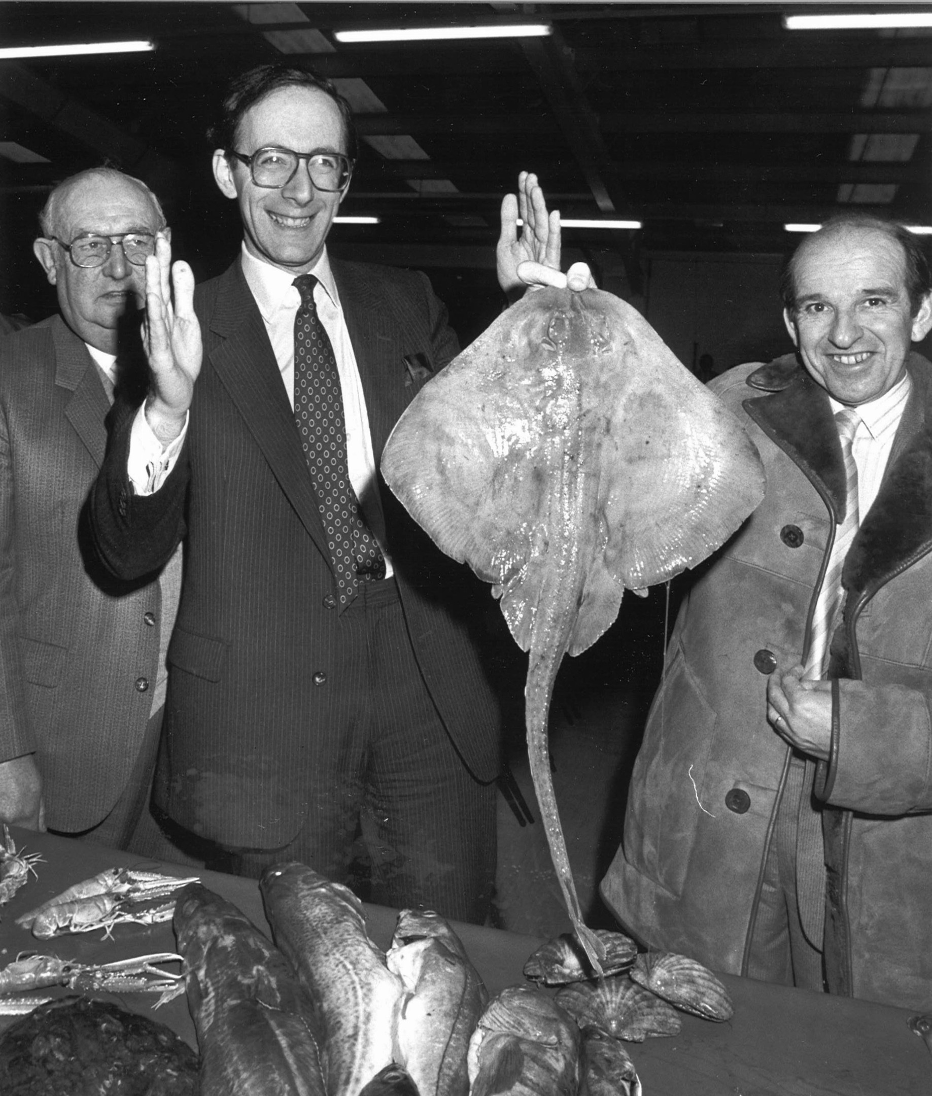 Scottish Secretary Mr Malcolm Rifkind opened the town's £2,600,000 fish market 