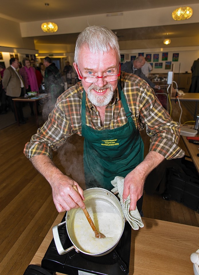 Neal Robertson making cullen skink