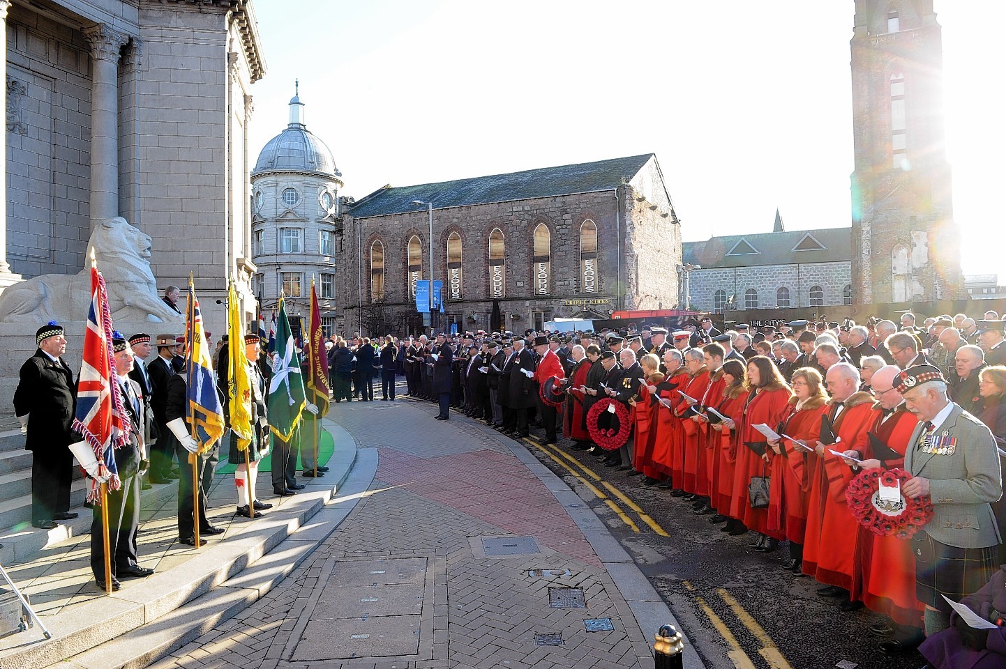 Remembrance Sunday in Aberdeen