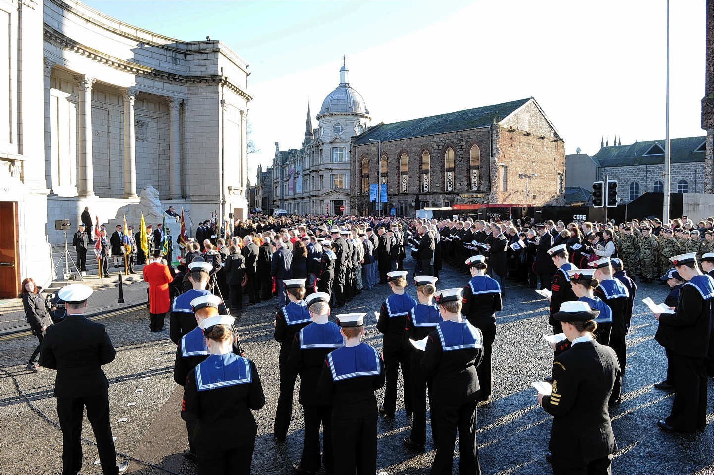 Remembrance Sunday in Aberdeen