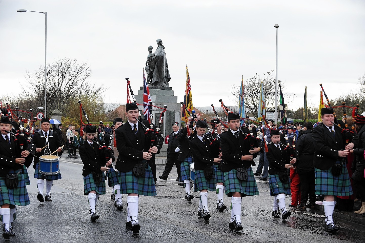 Remembrance day in Fraserburgh