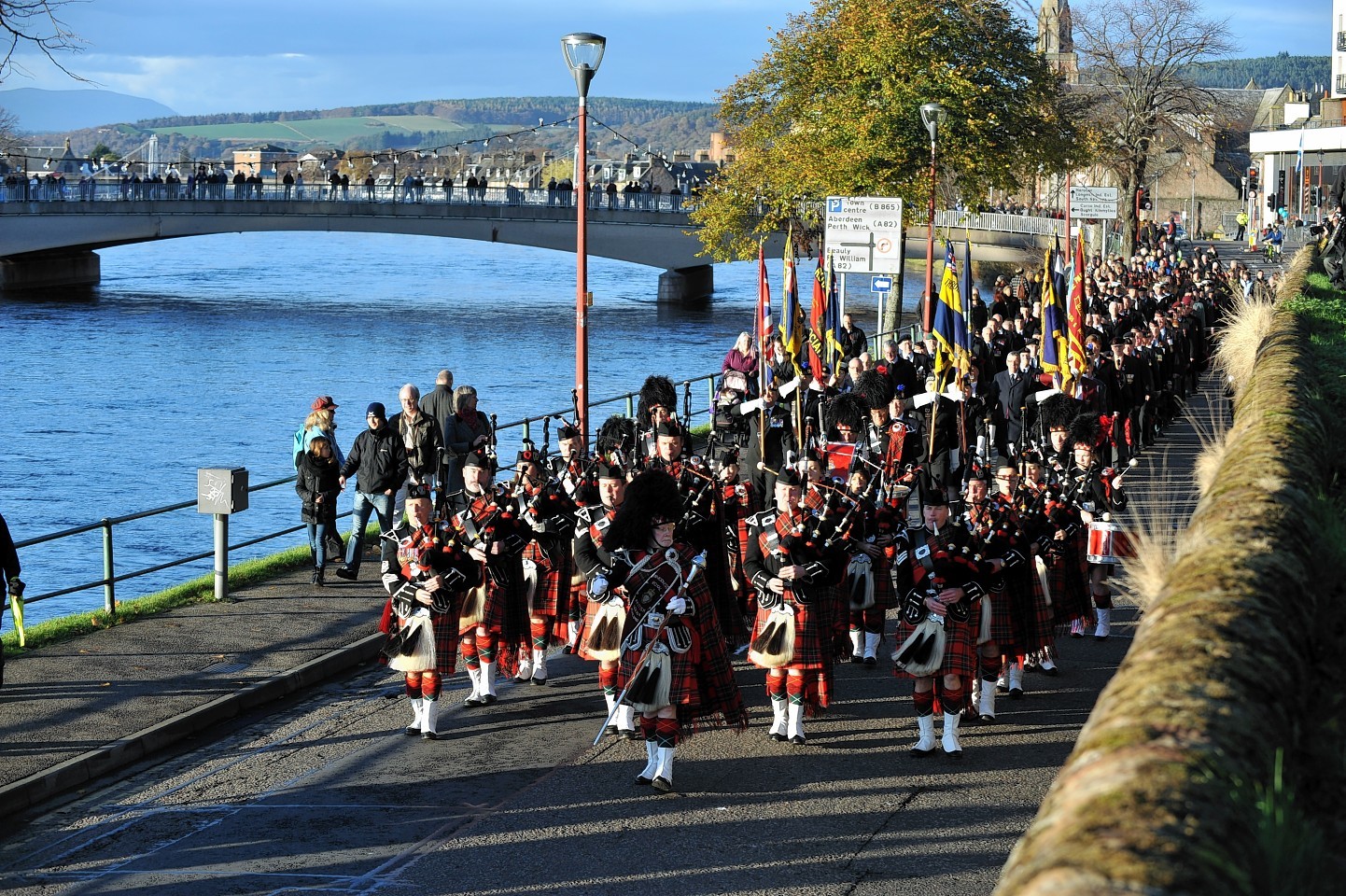Remembrance Sunday in Inverness