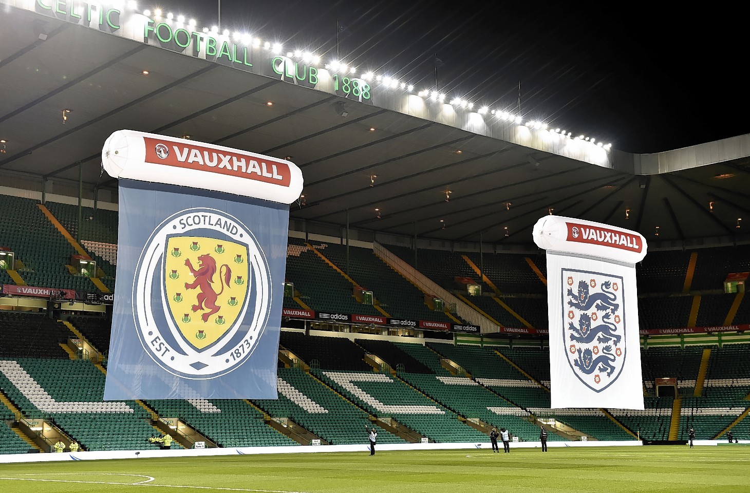 Scotland v England at Celtic Park