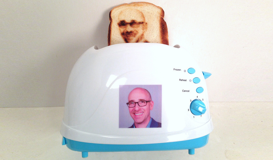 toaster selfie