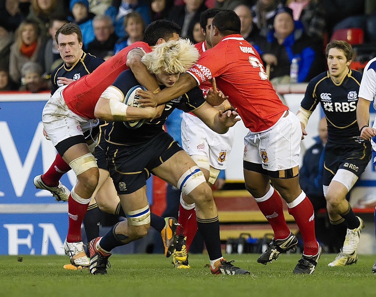 Scotland fell to Tonga in Aberdeen
