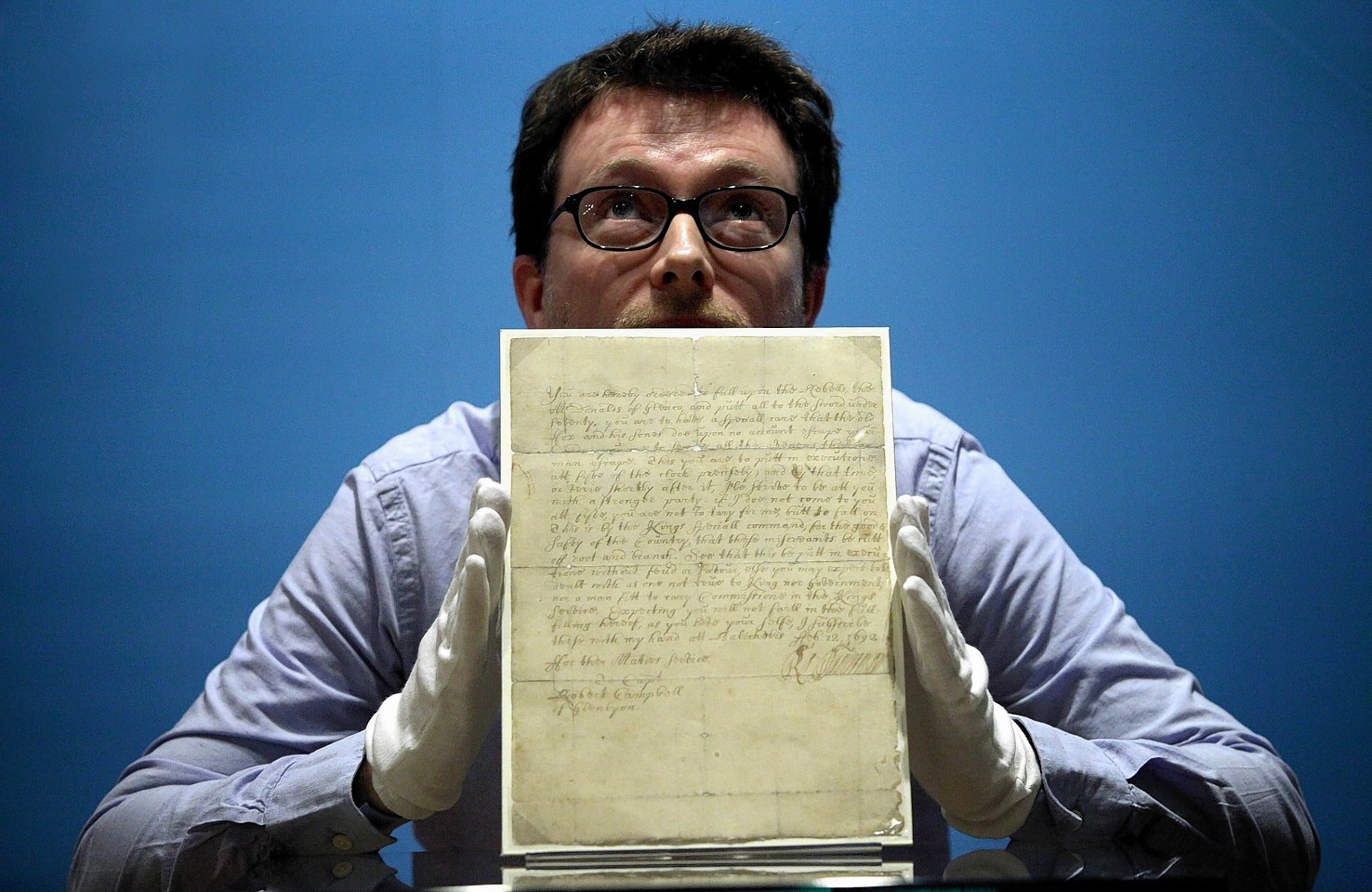 The handwritten order for the massacre of Glencoe
