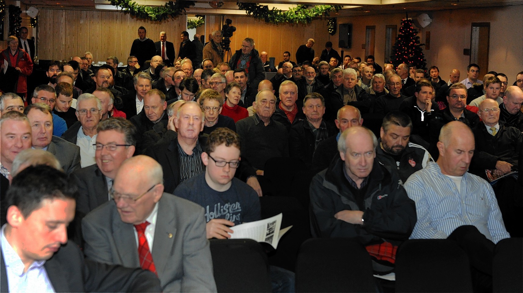 The Dons shareholders turned out in good numbers
